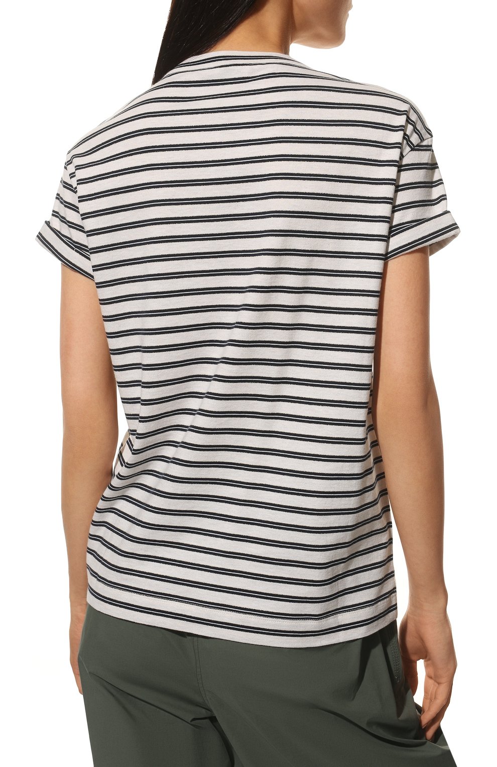 Хлопковая футболка BRUNELLO CUCINELLI, арт. MH994BN420, фото 4