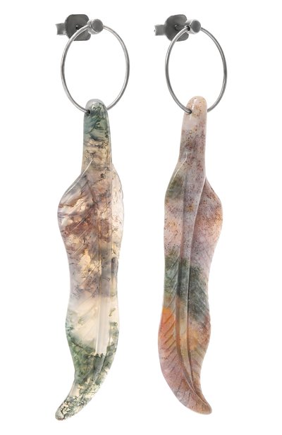 Серьги перо кецаля MIDGARD PARIS разноцветного цвета по цене 17000 руб., арт. 5828BS, фото 4 Серьги перо кецаля MIDGARD PARIS, арт. 5828BS, фото 4