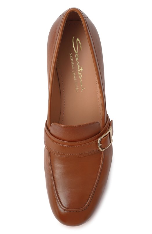 Кожаные туфли Santoni WDCG71240SX1NZZF Коричневый  WDCG71240SX1NZZF Фото 6