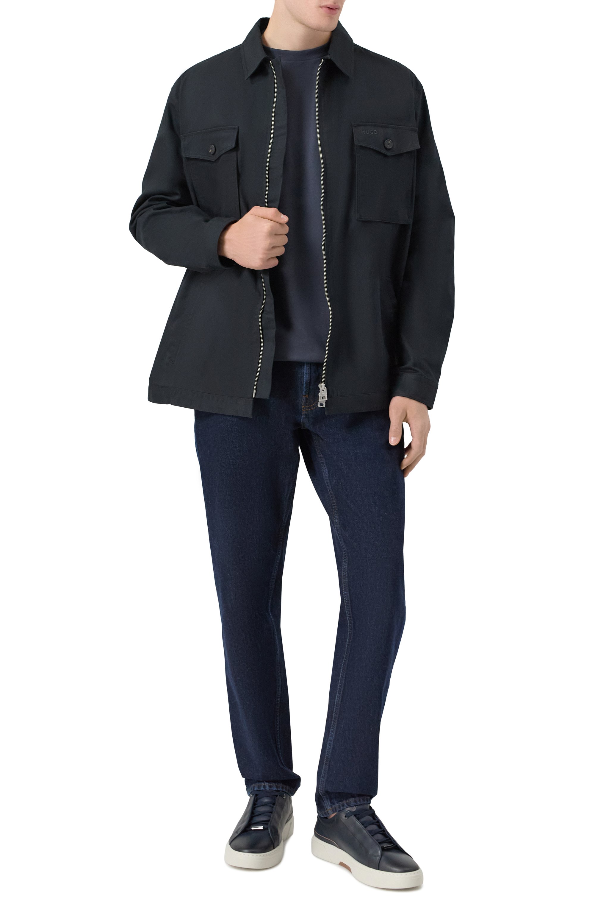 Кожаные кеды gary BOSS, арт. 50546855, фото 2