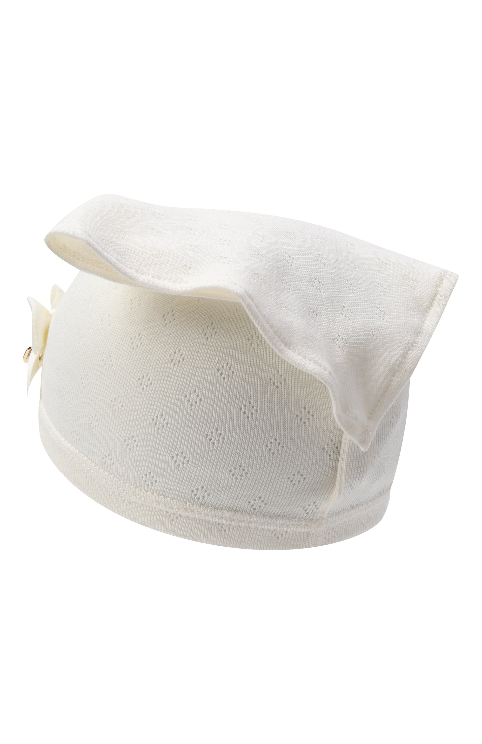 Хлопковая бандана IL TRENINO молочного цвета по цене 5415 руб., арт. FB-6090, фото 2 Хлопковая бандана IL TRENINO, арт. FB-6090, фото 2