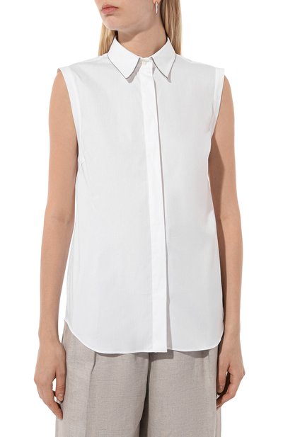 Хлопковая рубашка BRUNELLO CUCINELLI, арт. M0091MA616, фото 3