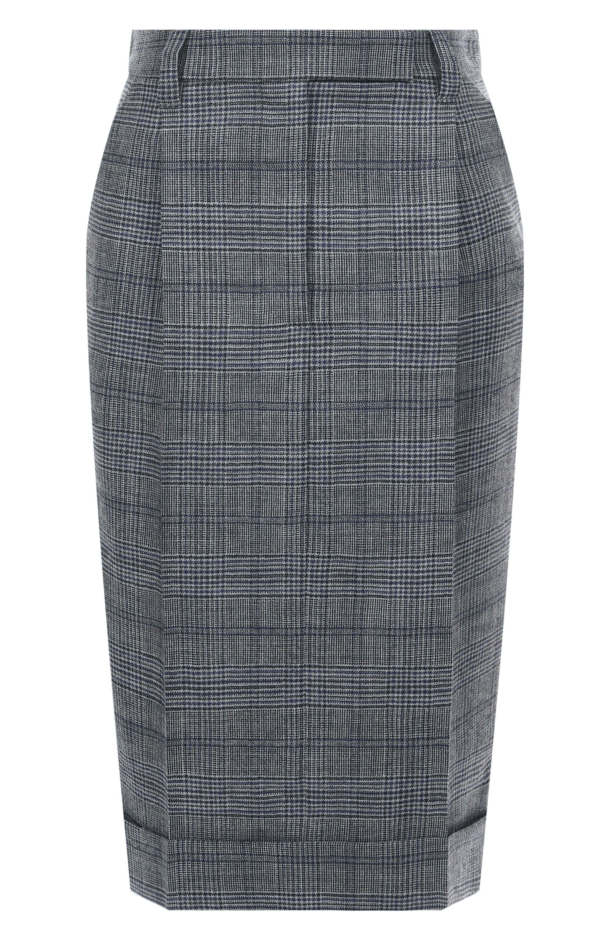 Шерстяная юбка BRUNELLO CUCINELLI, арт. MP522G3842, фото 1