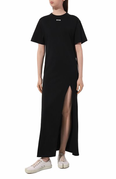 Хлопковое платье MSGM, арт. 3641MDA83/247002, фото 3