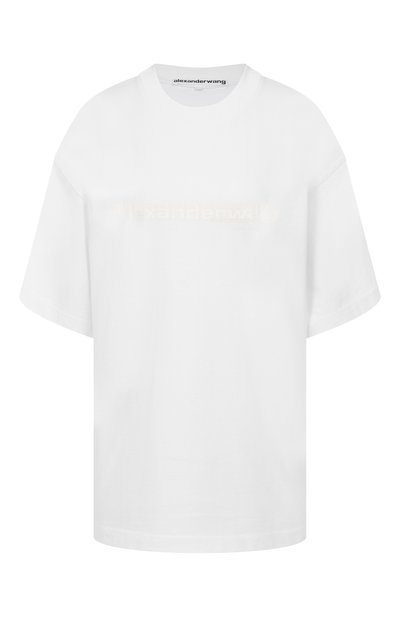 Женская хлопковая футболка ALEXANDER WANG, арт. UCC3251847