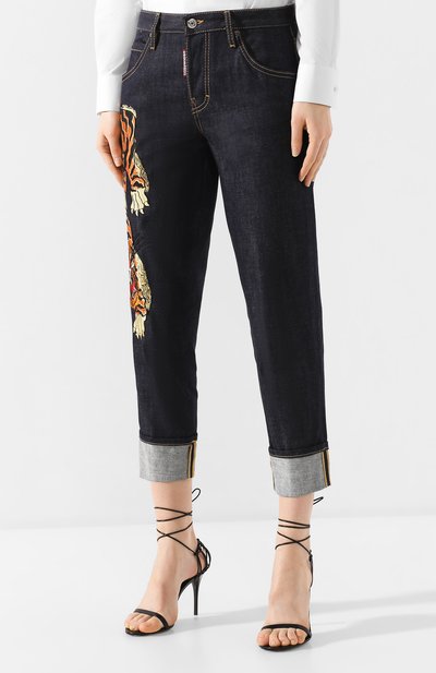 Джинсы DSQUARED2 синего цвета по цене 69700 руб., арт. S72LB0307/S30309, фото 3 Джинсы DSQUARED2, арт. S72LB0307/S30309, фото 3