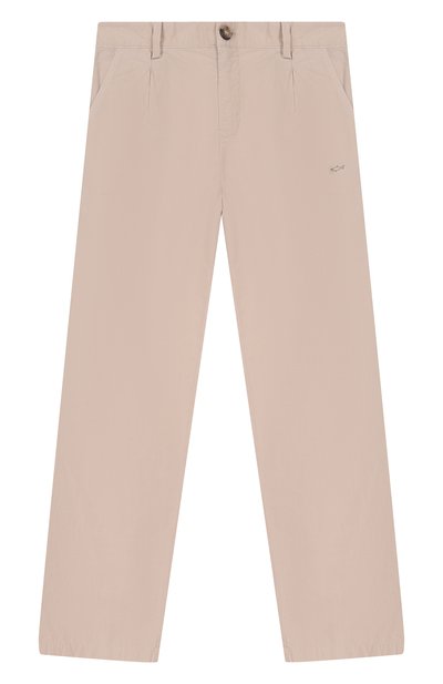 Хлопковые брюки PAUL & SHARK JUNIOR, арт. WUP008/LLC05/10A-16A