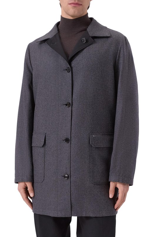 Двусторонний плащ Stefano Ricci MDJ5300200/PL001H/60-62 Чёрный  MDJ5300200/PL001H/60-62 Фото 6