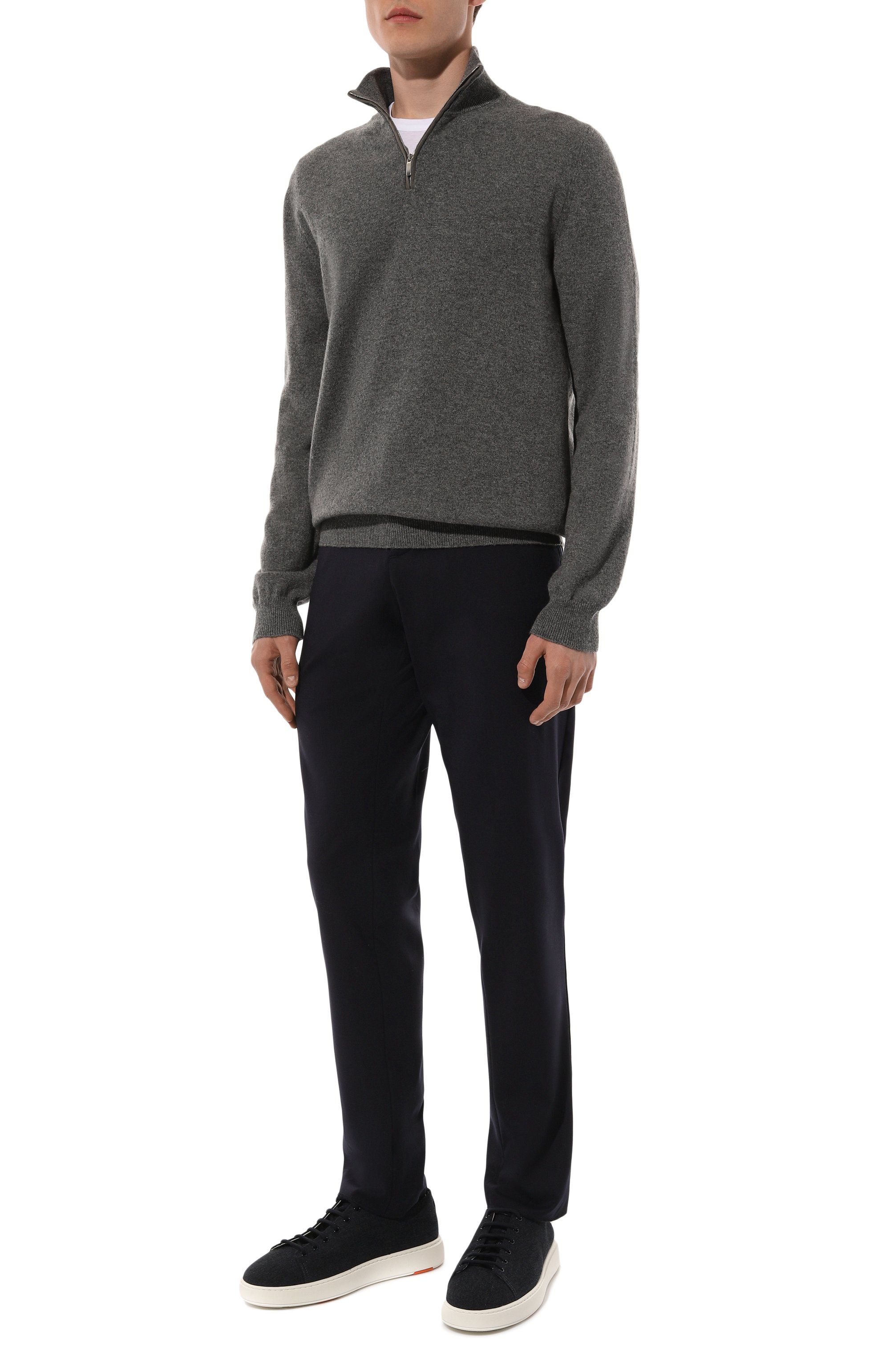 Шерстяные брюки KITON, арт. UPLACK0134F04, фото 2