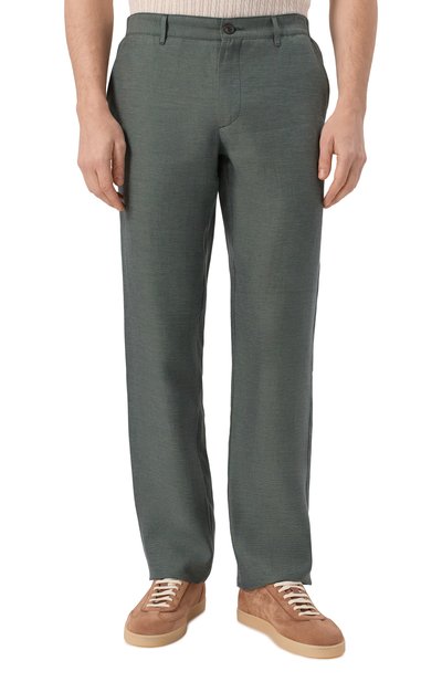 Брюки изо льна и шелка MVST, арт. M26.CSM.T405/TXAVI, фото 3