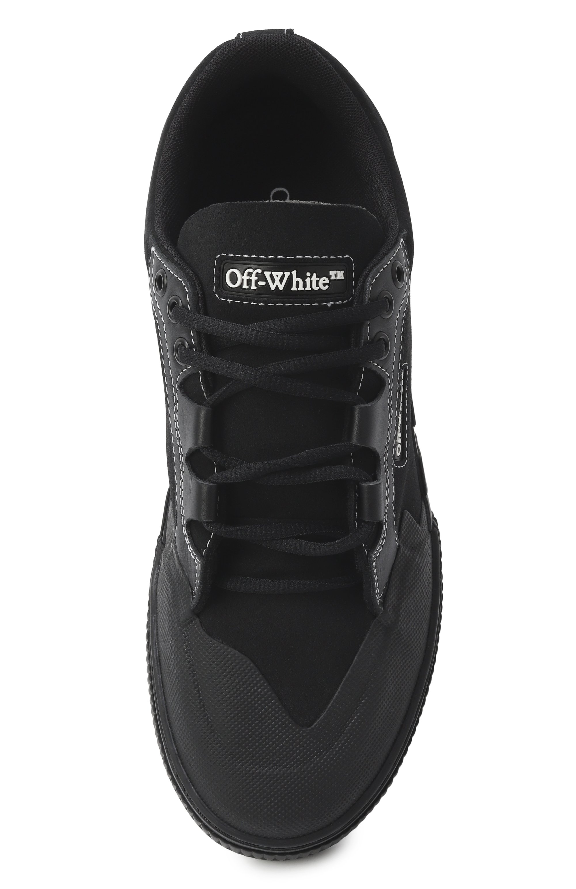 Замшевые кеды vulcanized 779 OFF-WHITE, арт. 0MIA296C99LEA001, фото 6