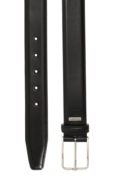 Кожаный ремень CORNELIANI черного цвета по цене 32450 руб., арт. 92V301-3820830, фото 3 Кожаный ремень CORNELIANI, арт. 92V301-3820830, фото 3