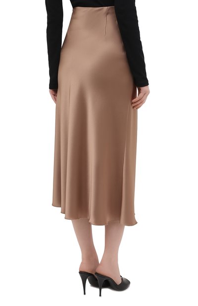 Юбка NANUSHKA темно-бежевого цвета по цене 63750 руб., арт. RAZI_SANDST0NE_SLIP SATIN, фото 4 Юбка NANUSHKA, арт. RAZI_SANDST0NE_SLIP SATIN, фото 4