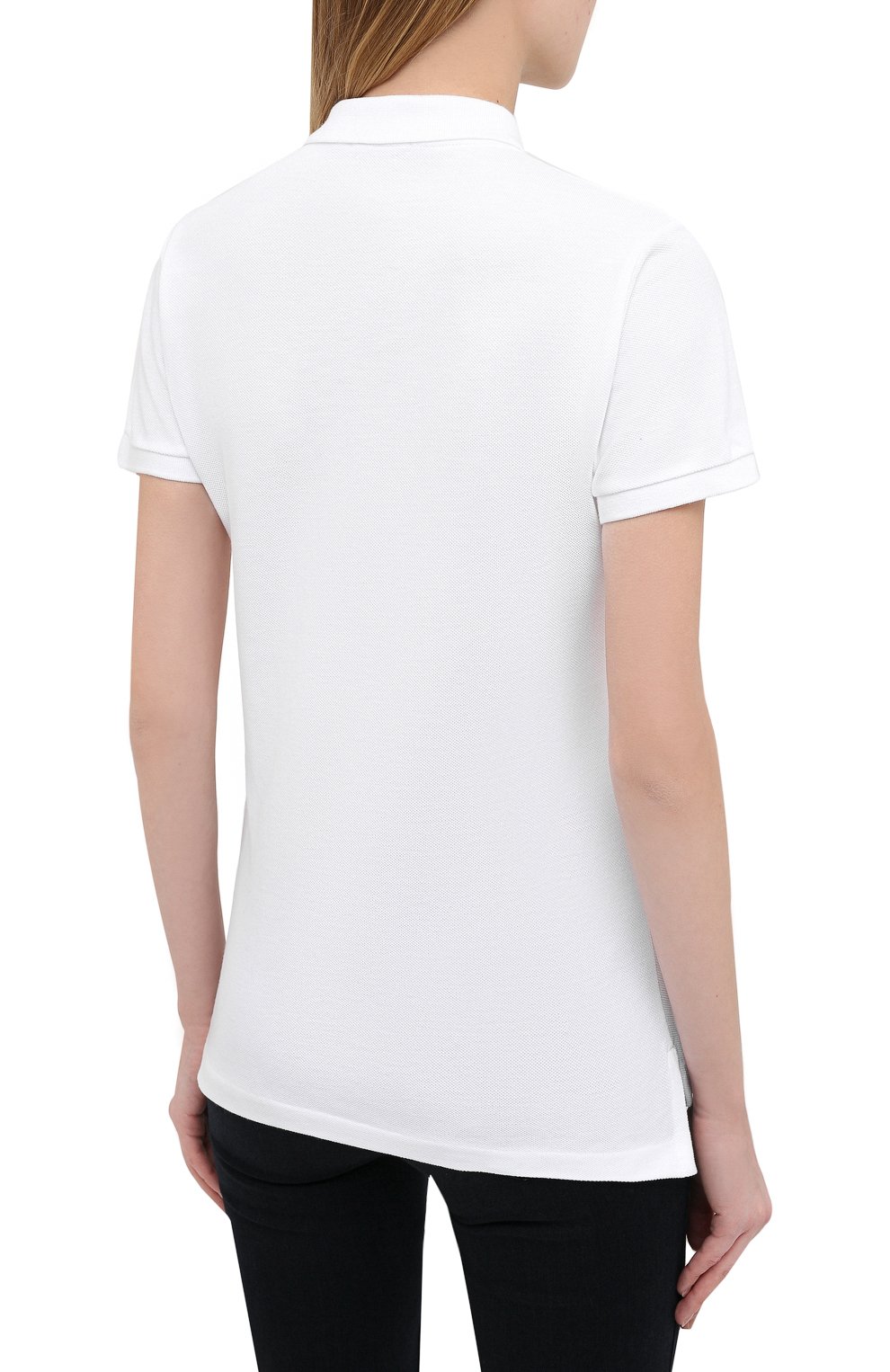 Хлопковое поло с вышитым логотипом бренда POLO RALPH LAUREN, арт. 211505656, фото 4