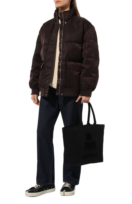 Сумка-тоут Yenky-gz small Isabel Marant 23P/PM0002FA-A1X18M Чёрный  23P/PM0002FA-A1X18M Фото 7