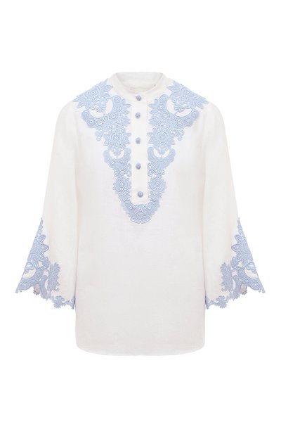 Льняная блузка ZIMMERMANN, арт. 7498TSS232, фото 1