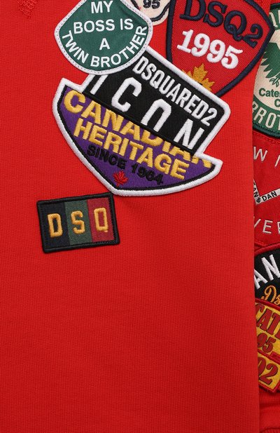 Хлопковый свитшот DSQUARED2, арт. DQ0334-D003G, фото 3