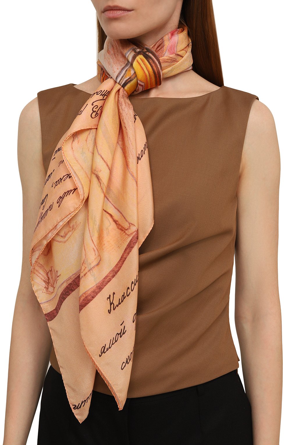 Шелковая шаль балет GOURJI, арт. 91122137/62108, фото 2