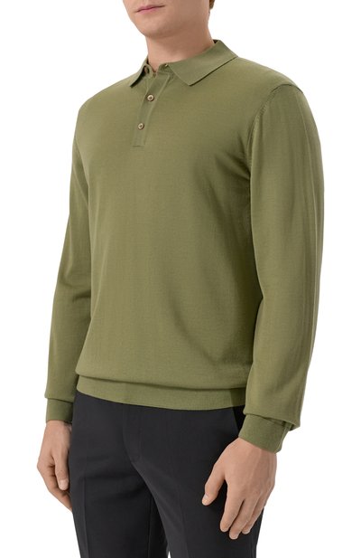 Шерстяное поло BOSS, арт. 50476355, фото 3