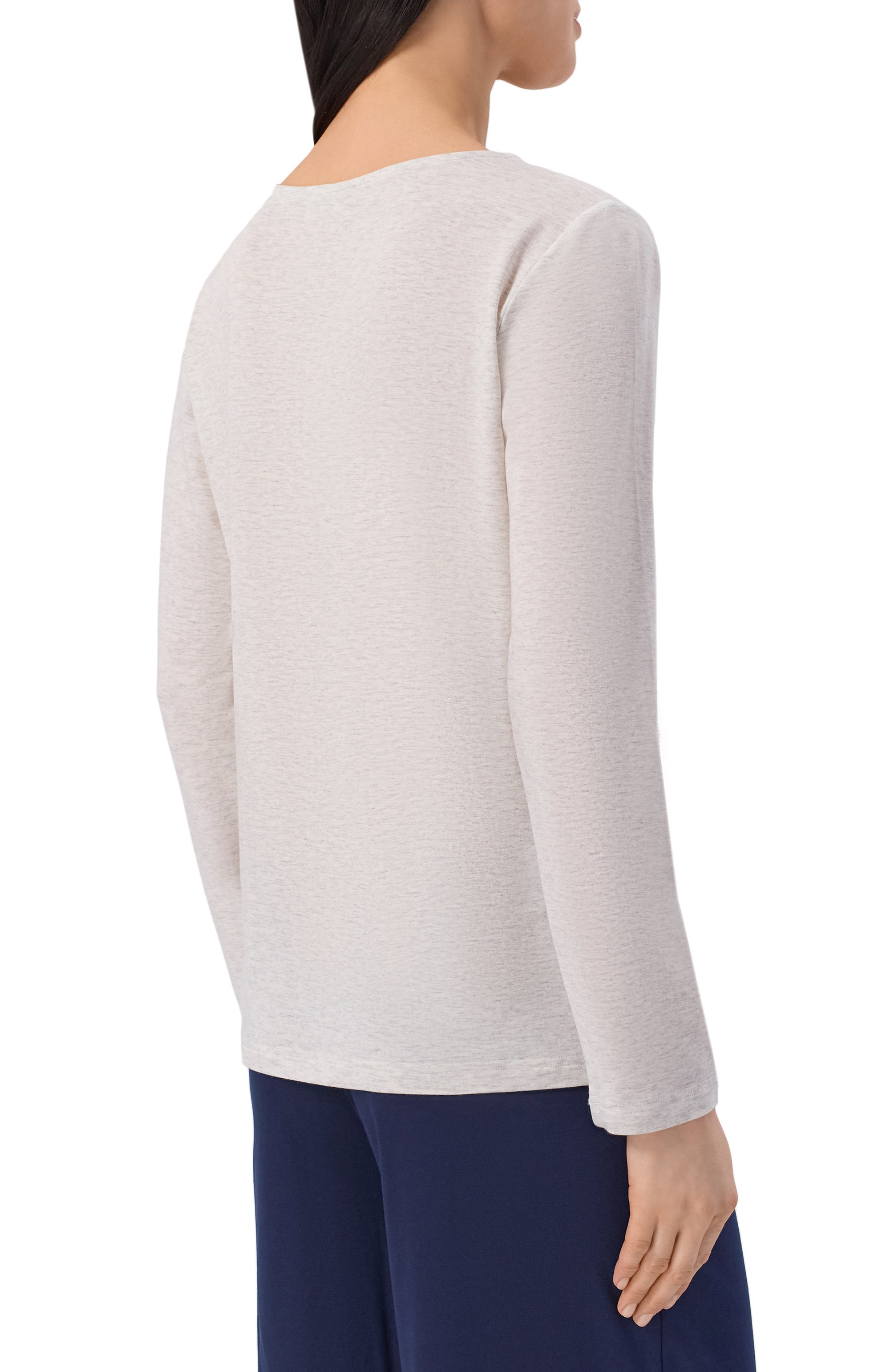 Лонгслив из лиоцелла ZIMMERLI серого цвета по цене 17000 руб., арт. 8010-33005, фото 4 Лонгслив из лиоцелла ZIMMERLI, арт. 8010-33005, фото 4