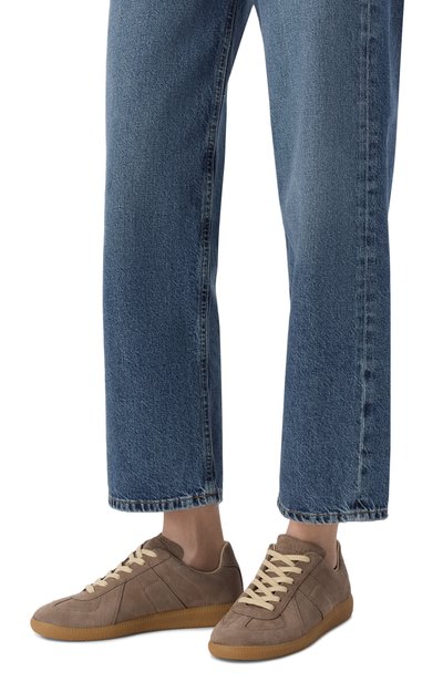 Женские замшевые кеды replica MAISON MARGIELA, арт. S58WS0109/P7854