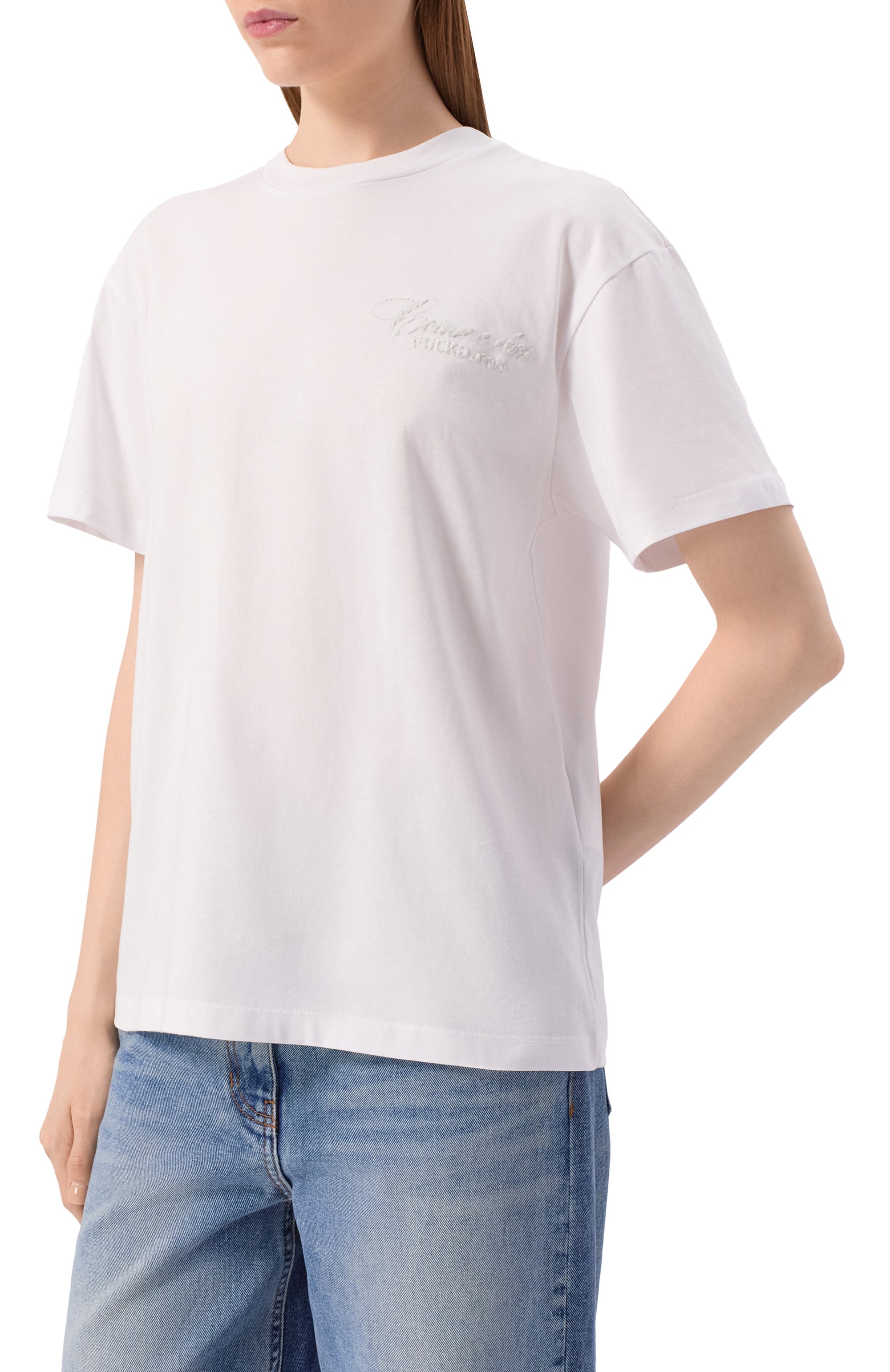 Хлопковая футболка COMME DES FUCKDOWN, арт. CFABW01397, фото 3