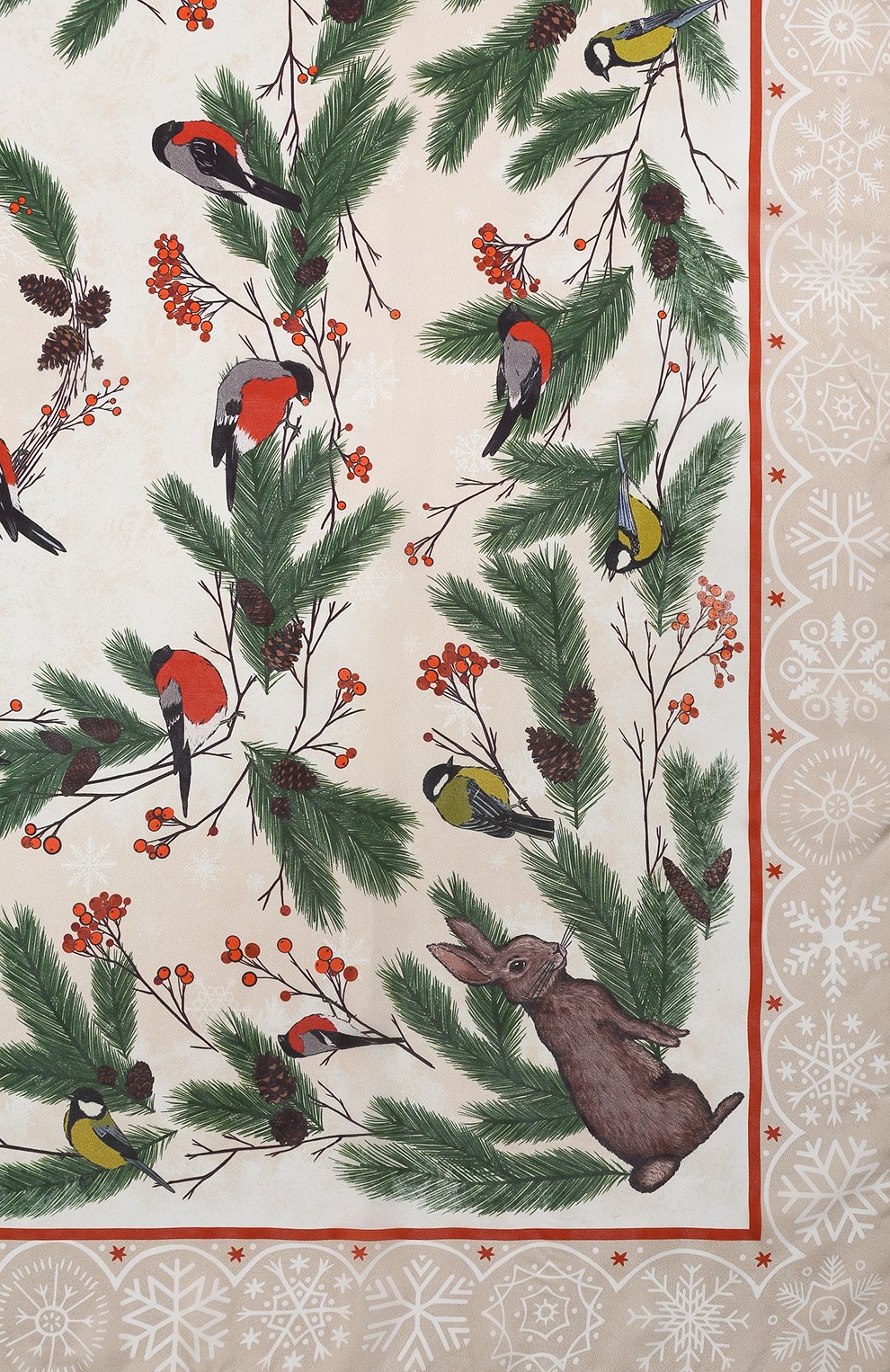 Шелковый платок зимний лес GOURJI, арт. T26WF7RW, фото 4