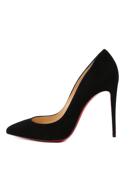 Замшевые туфли pigalle follies 100 CHRISTIAN LOUBOUTIN, арт. pigalle follies 100 veau velours, фото 3