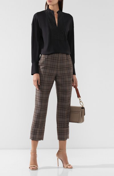 Шелковая блузка BRUNELLO CUCINELLI, арт. MD801MF948, фото 2