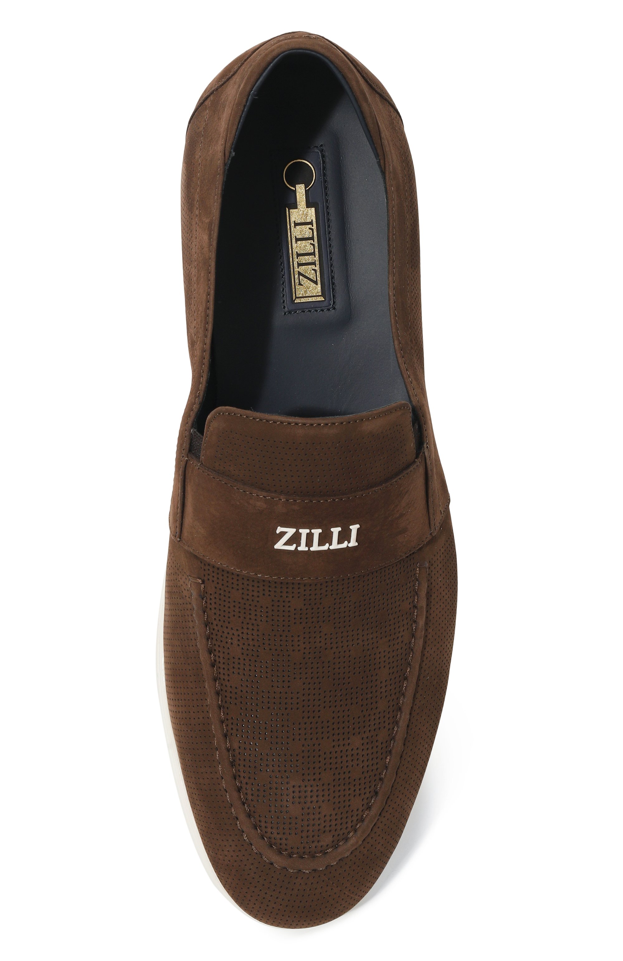 Лоферы из нубука ZILLI, арт. H0075AM1003VRUL01, фото 6