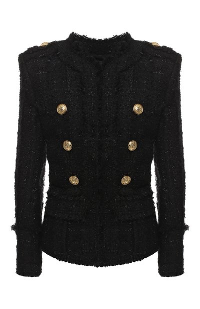 Женский буклированный жакет BALMAIN, арт. RF17211/C076