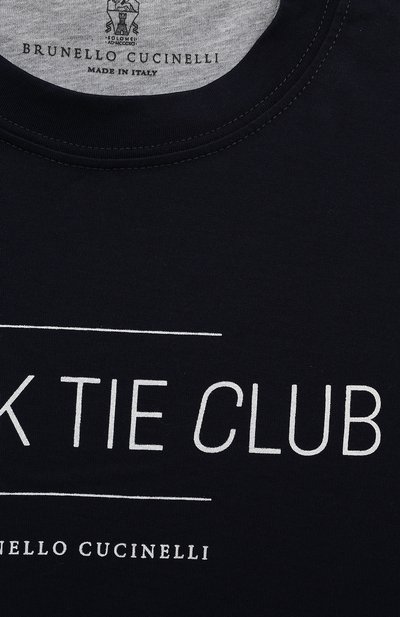 Хлопковая футболка BRUNELLO CUCINELLI, арт. B0T61S153A, фото 3