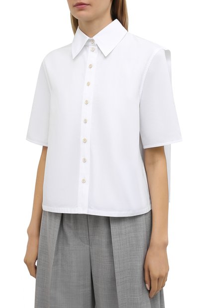 Хлопковая рубашка JIL SANDER, арт. JSWS606305-WS244200, фото 3