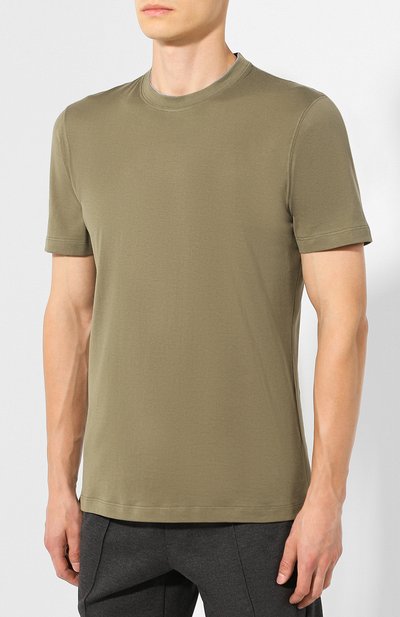 Хлопковая футболка BRUNELLO CUCINELLI, арт. M0T617423, фото 3