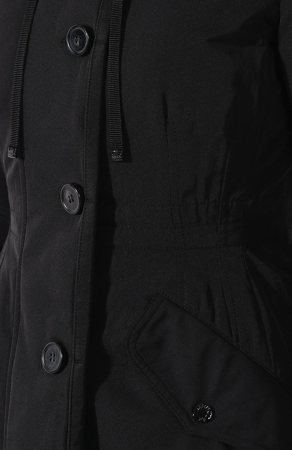 Парка с меховой отделкой капюшона MONCLER черного цвета по цене 221000 руб., арт. D2-093-49934-25-57136, фото 5 Парка с меховой отделкой капюшона MONCLER, арт. D2-093-49934-25-57136, фото 5