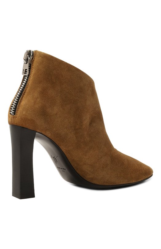 Замшевые ботильоны Losie 90 Giuseppe Zanotti Design I470020 Коричневый  I470020 Фото 5