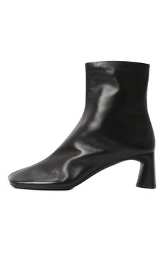Женские кожаные ботильоны duty free 60 BALENCIAGA черного цвета, арт. 804517/WBCW0 | Фото 4 (Каблук высота: �Средний; Материал внутренний: Натуральная кожа; Материал сплава: Проставлено; Материал внешний: Натуральная кожа; Подошва: Плоская; Драгоценные камни: Проставлено; Материал утеплителя: Без утеплителя; Каблук тип: Устойчивый)