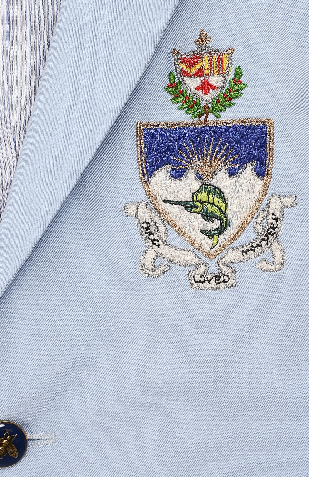 Хлопковый пиджак GUCCI, арт. 540703/XWAA1, фото 3