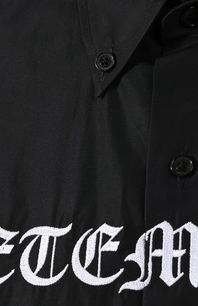 Хлопковая рубашка VETEMENTS, арт. SS20SH285 1006/M, фото 5