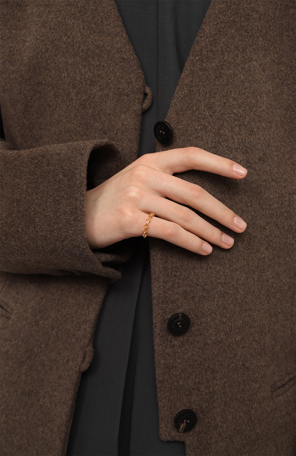 Кружевное кольцо с цитринами SECRETS JEWELRY, арт. ККЦП00019, фото 2