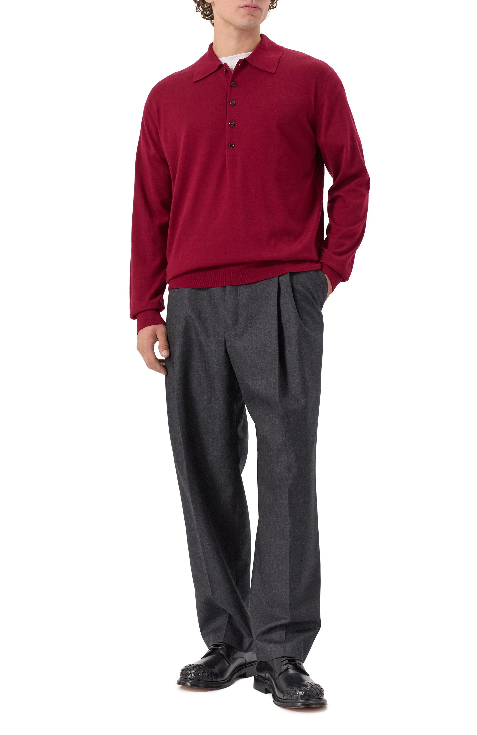 Шерстяные брюки DRIES VAN NOTEN, арт. 020998-2193-803, фото 2