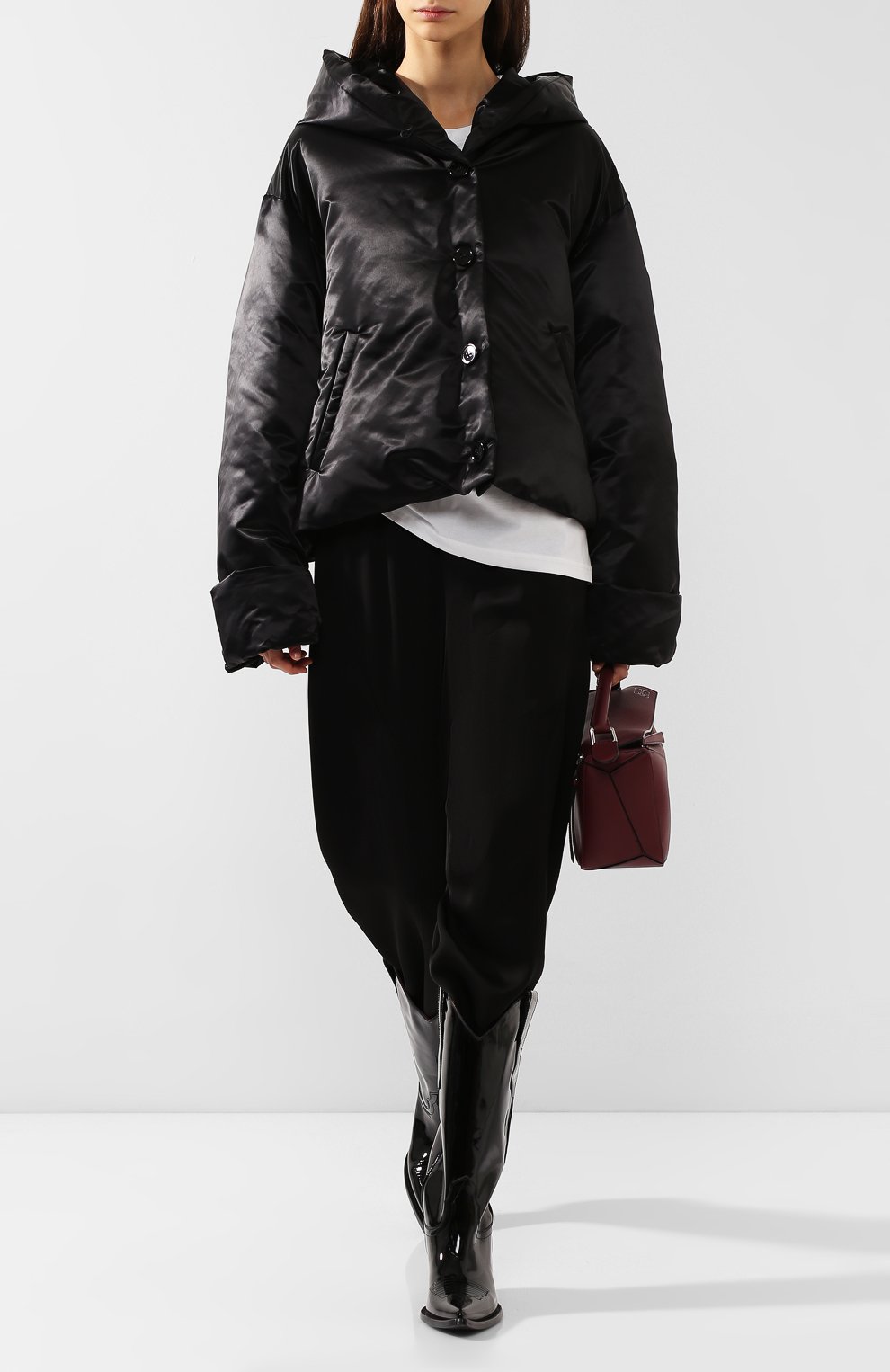 Пуховик с капюшоном MM6, арт. S32AM0309/S49973, фото 2