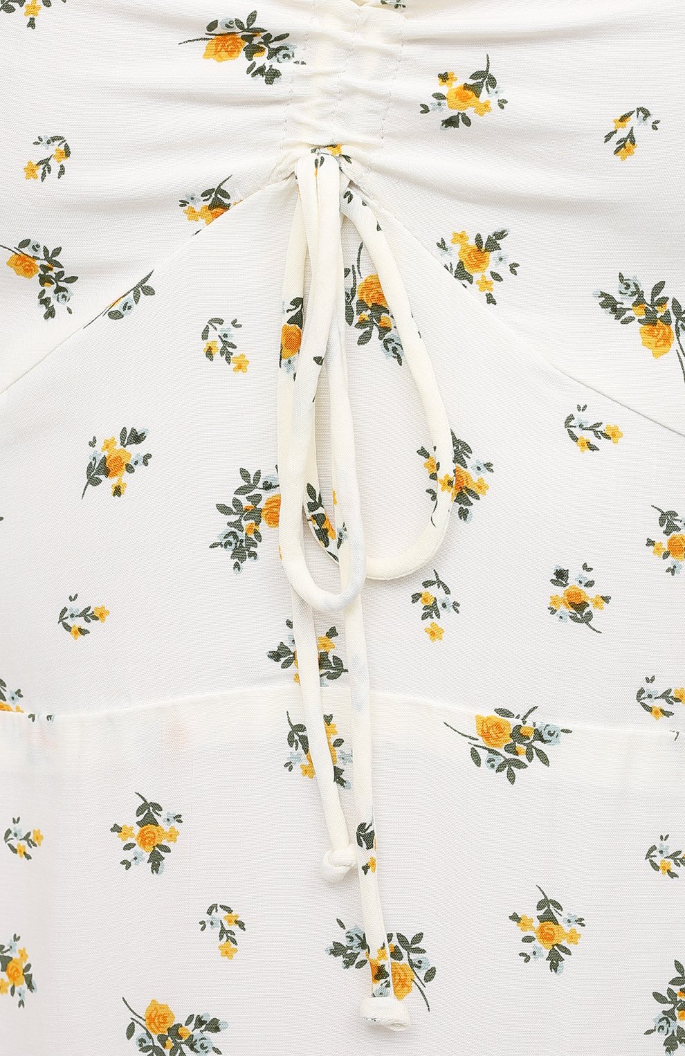 Платье из вискозы FAITHFULL THE BRAND белого цвета по цене 29500 руб., арт. FF1585-CRF, фото 5 Платье из вискозы FAITHFULL THE BRAND, арт. FF1585-CRF, фото 5