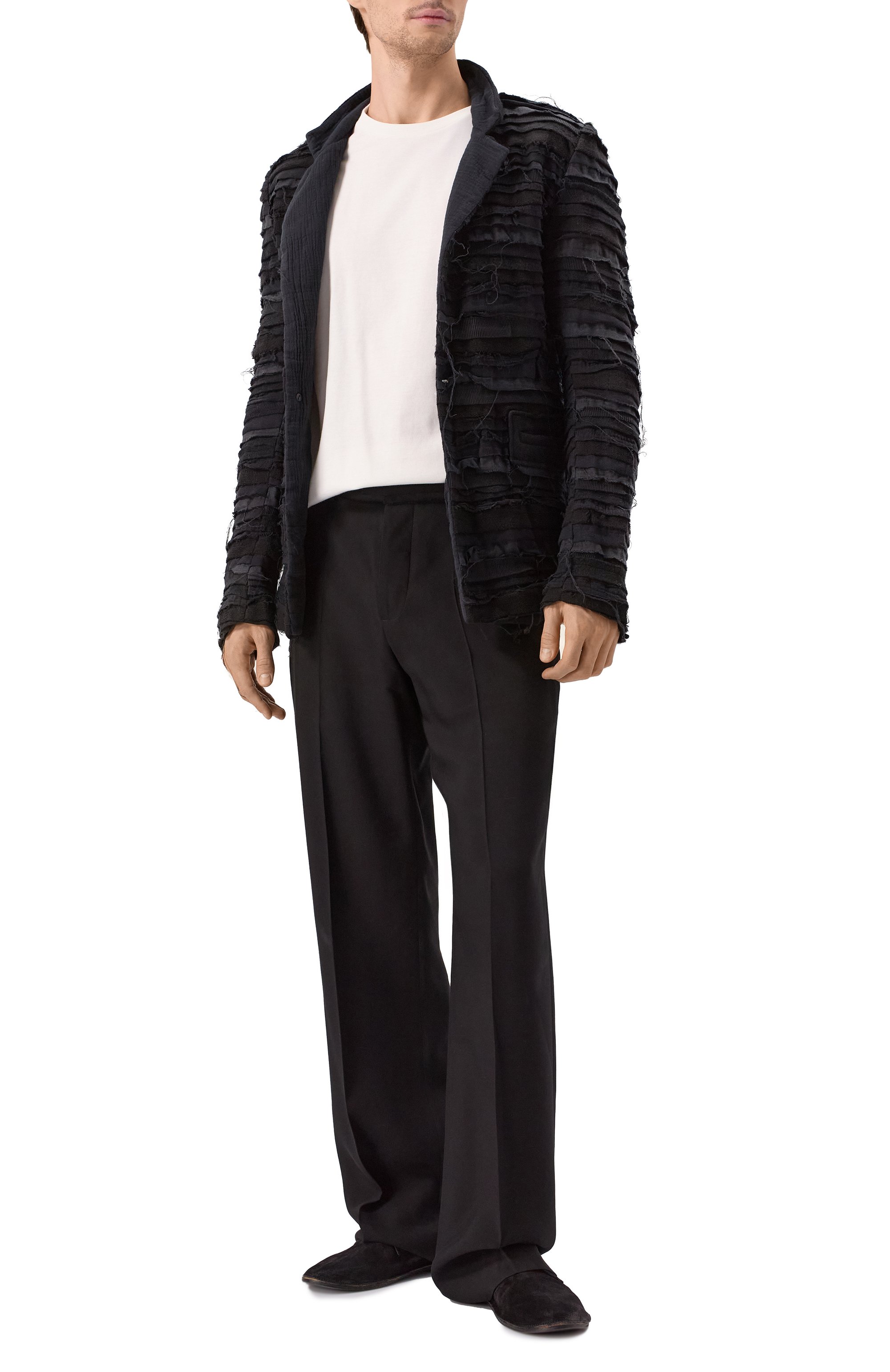 Комбинированный пиджак 139DEC, арт. SUT633-BK, фото 2