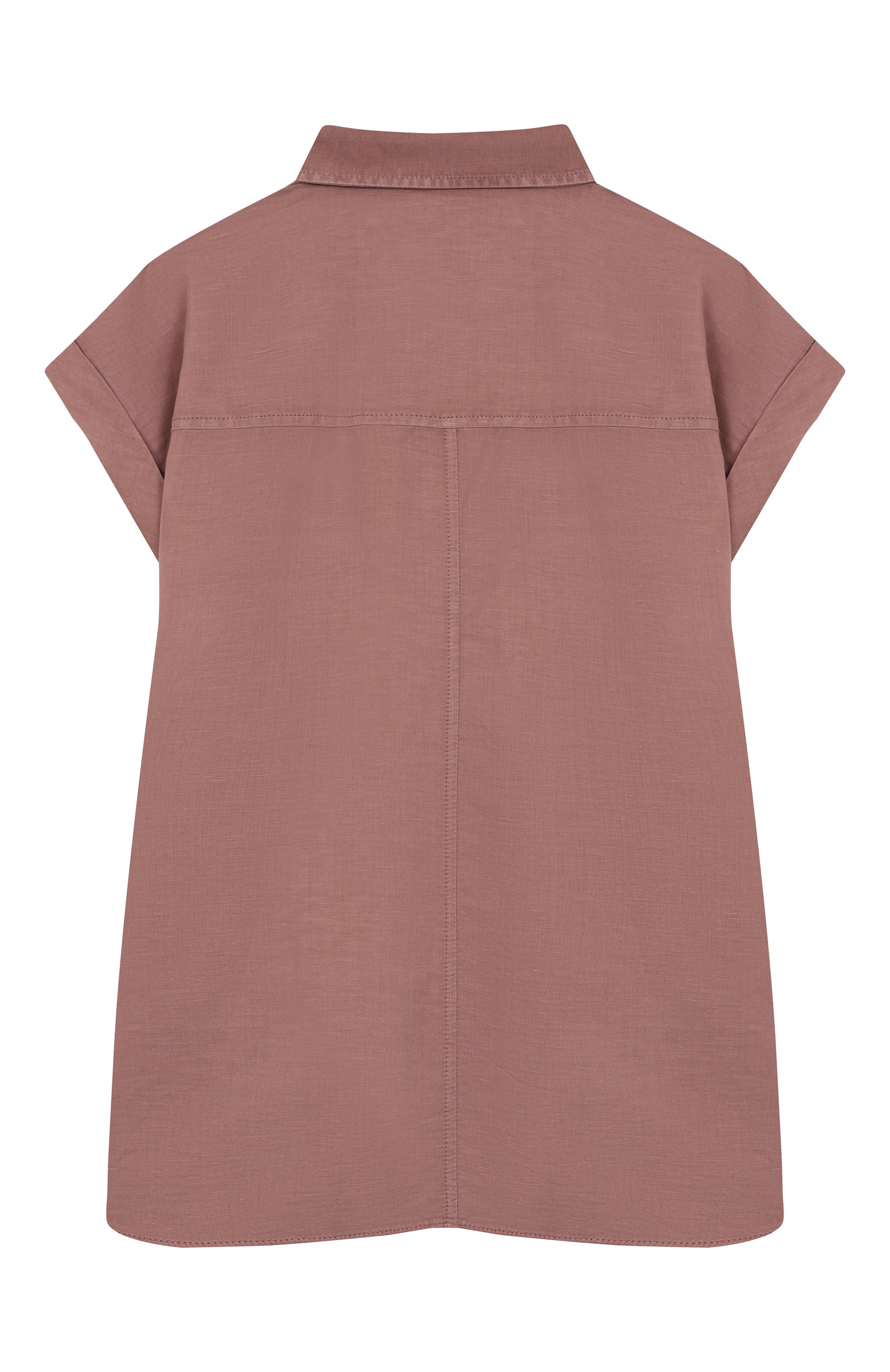 Блузка изо льна и хлопка BRUNELLO CUCINELLI, арт. BD698C604C, фото 2