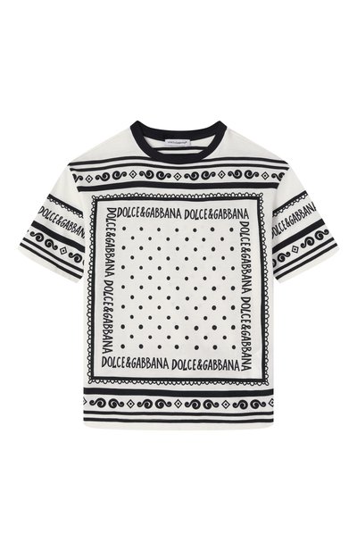 Хлопковая футболка DOLCE & GABBANA, арт. L4JTHV/II7FZ/2-6
