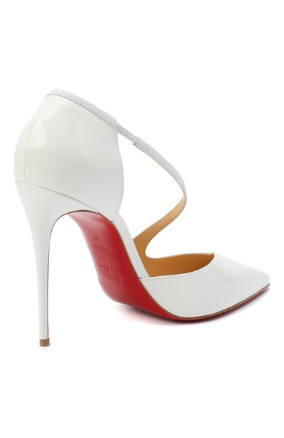Кожаные туфли round and square 100 CHRISTIAN LOUBOUTIN, арт. round and square 100 patent/kid, фото 4