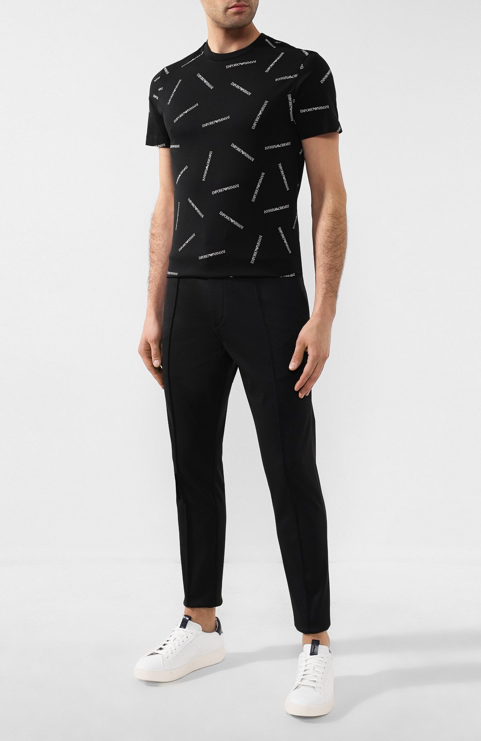 Хлопковая футболка EMPORIO ARMANI, арт. 3H1TD7/1J30Z, фото 2