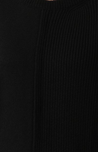 Свитер YOHJI YAMAMOTO черного цвета по цене 47150 руб., арт. YJ-K86-547, фото 5 Свитер YOHJI YAMAMOTO, арт. YJ-K86-547, фото 5