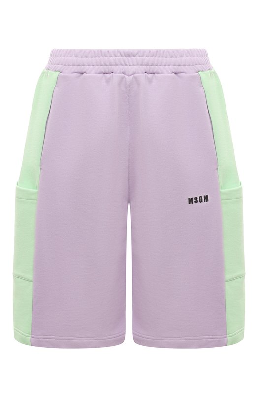 

Хлопковые шорты MSGM, Сиреневый